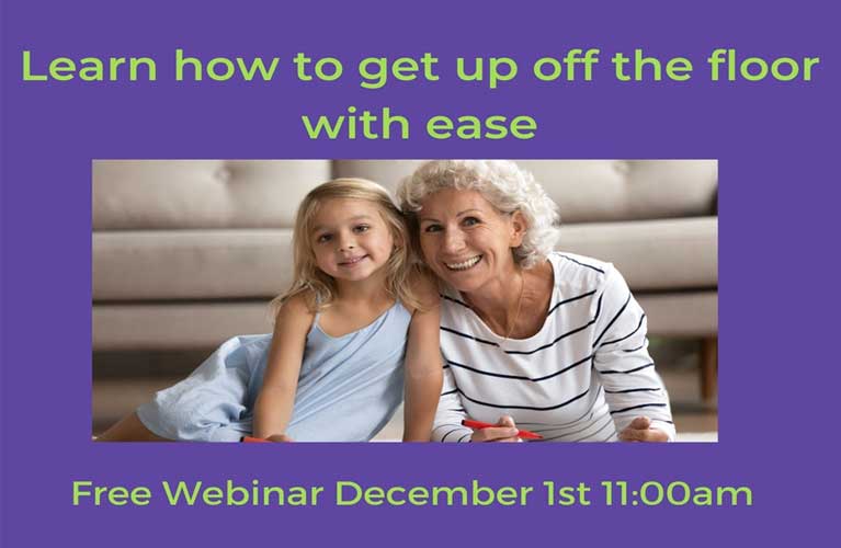 Webinar on how seniors can get off the floor with ease