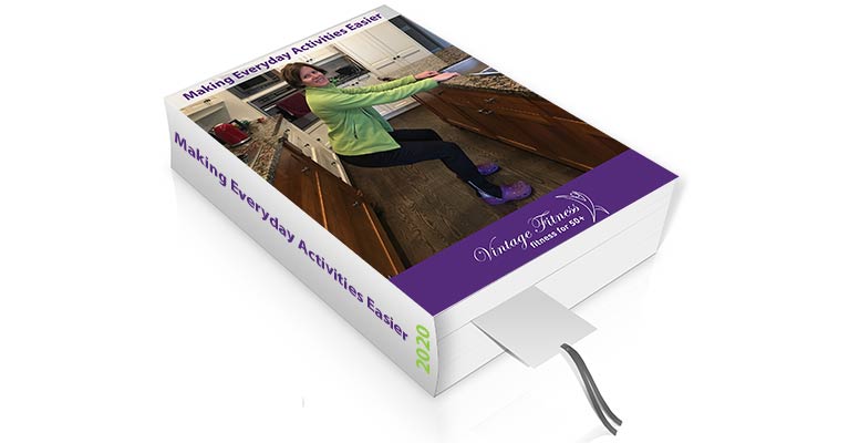 Exercises for seniors to make everyday activities feel easier. Free eBook by Vintage Fitness