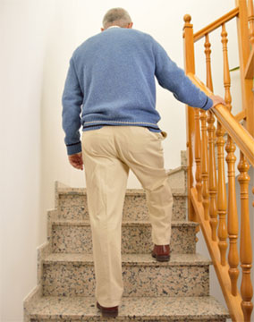 walking up stairs exercise