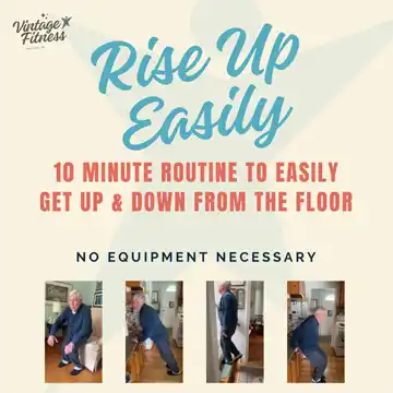 Master the 10-Minute Daily No-Equipment Exercise Routine to Easily Get Up and Down from the Floor