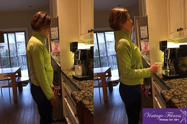 Posture Check While You Make Your Morning Coffee